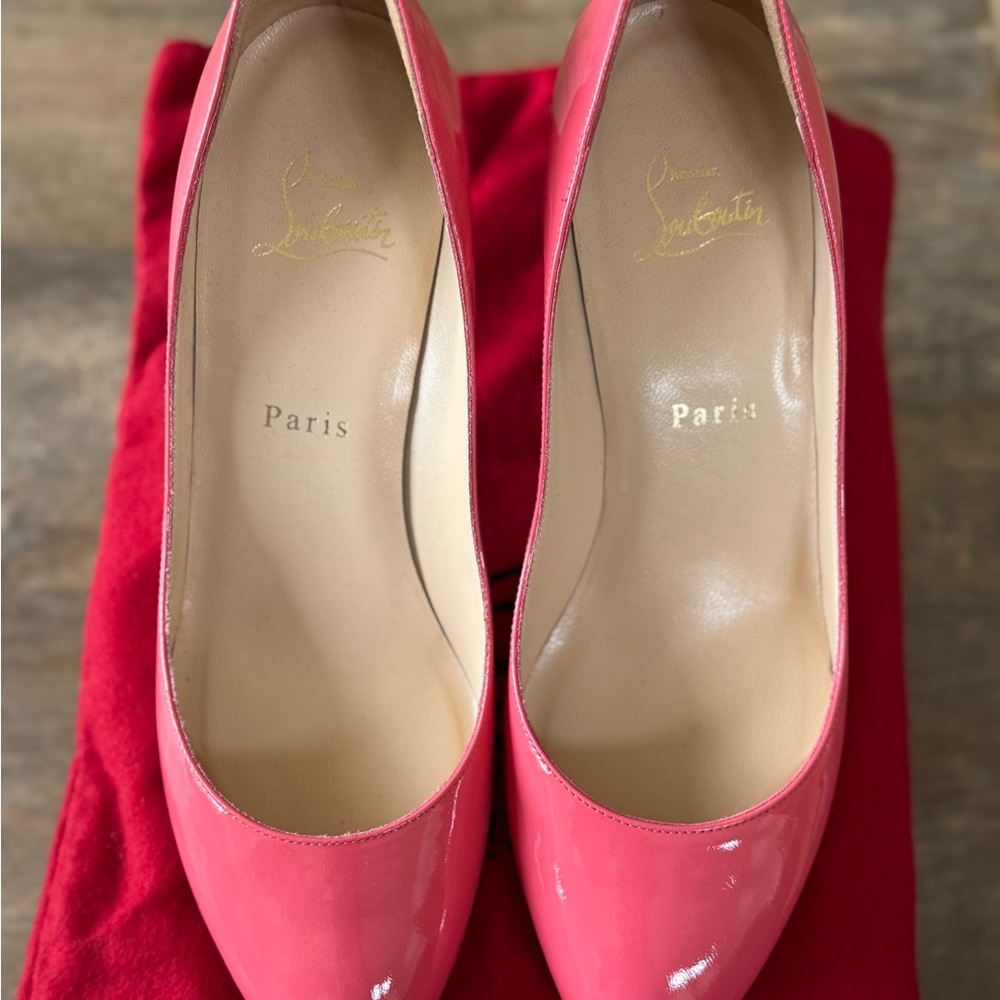 Christian Louboutin Miminette 70 patent Calf pump
